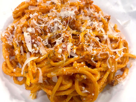 Carbonara-Tomato Pasta