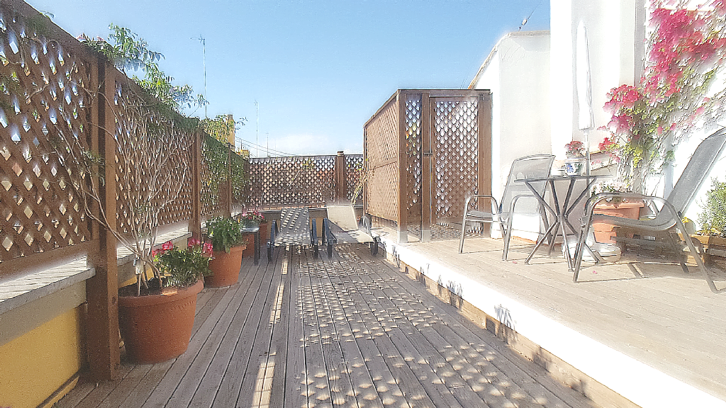 Shared roof terrace