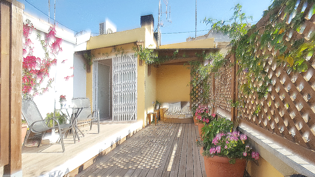 Shared roof terrace