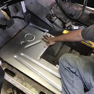 Automotive Floor Pan Replacement — 1950 Ford Custom