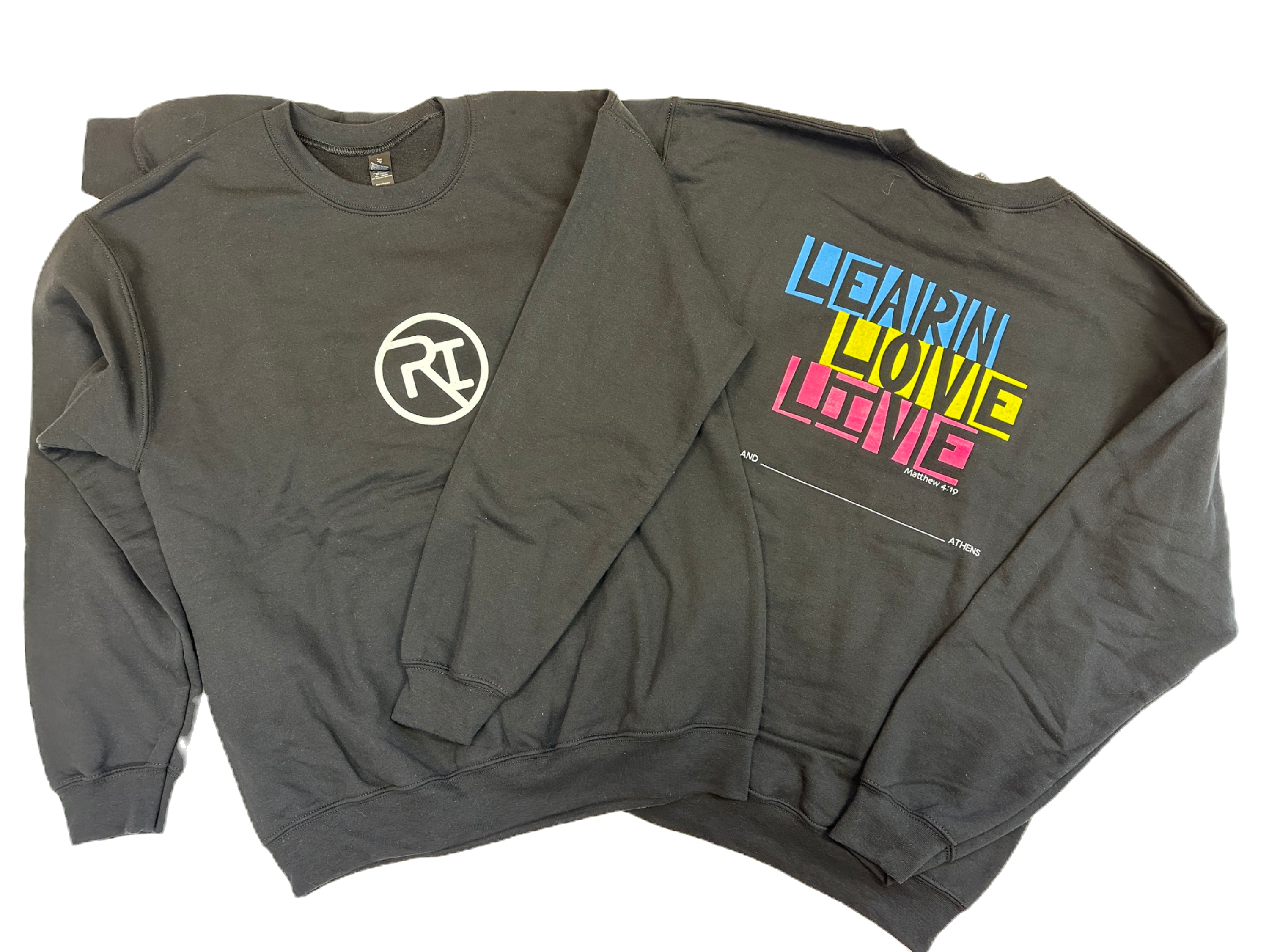 Learn Love Live RI Crewneck Sweatshirt
