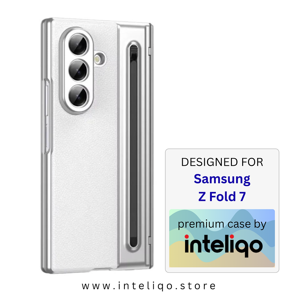 Thumbnail: Samsung Z Fold 7 Faux Leather Case with Stylus