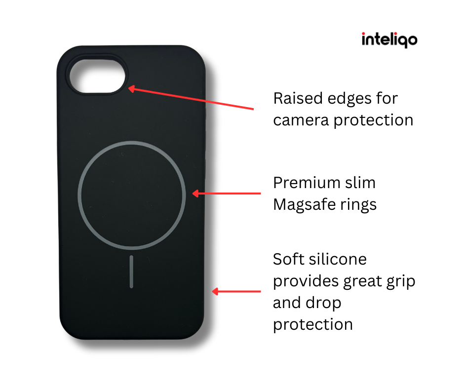 Thumbnail: iPhone 16e Premium Silicone MagSafe Cover (Black)