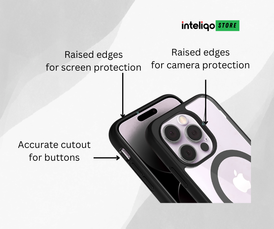 Thumbnail: iPhone 15 Pro Black Tranparent Cover (MagSafe)