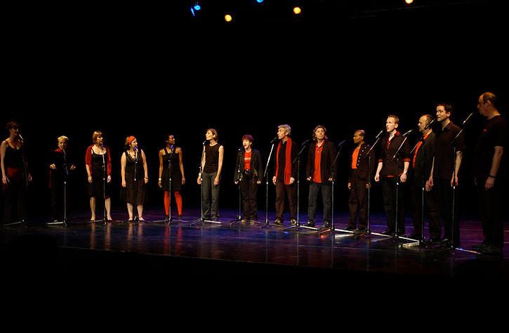 The choir The Shout in performance