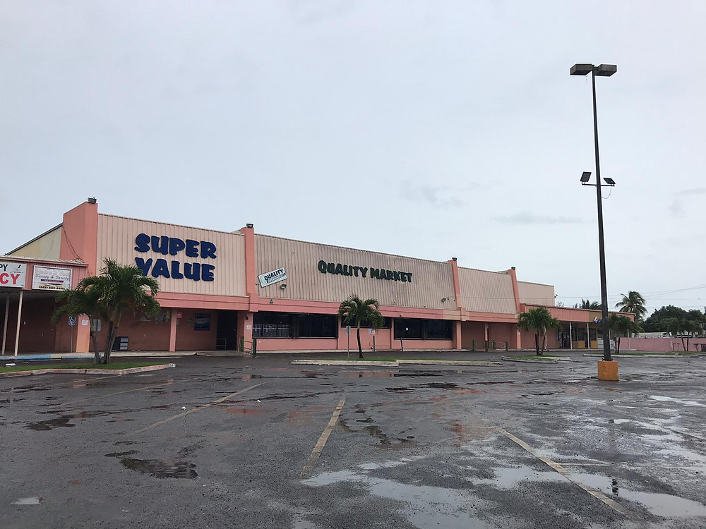 Empty parking lot, Bahamas, The Gallery