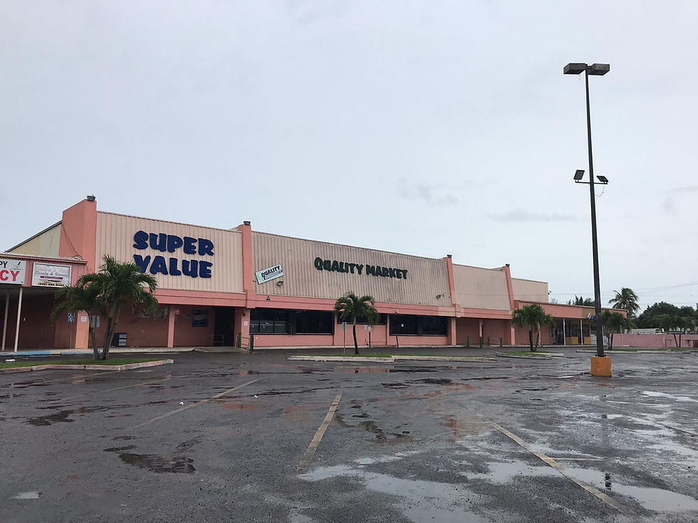 Empty parking lot, Bahamas, The Gallery