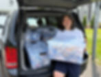 Nathan Huang with Care Kits