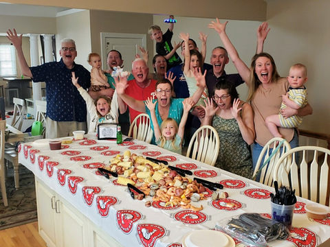Outer Banks Boil Company, seafood boil, seafood catering boil, catering emerald isle