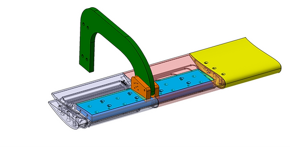 Air foil wind tunnel model