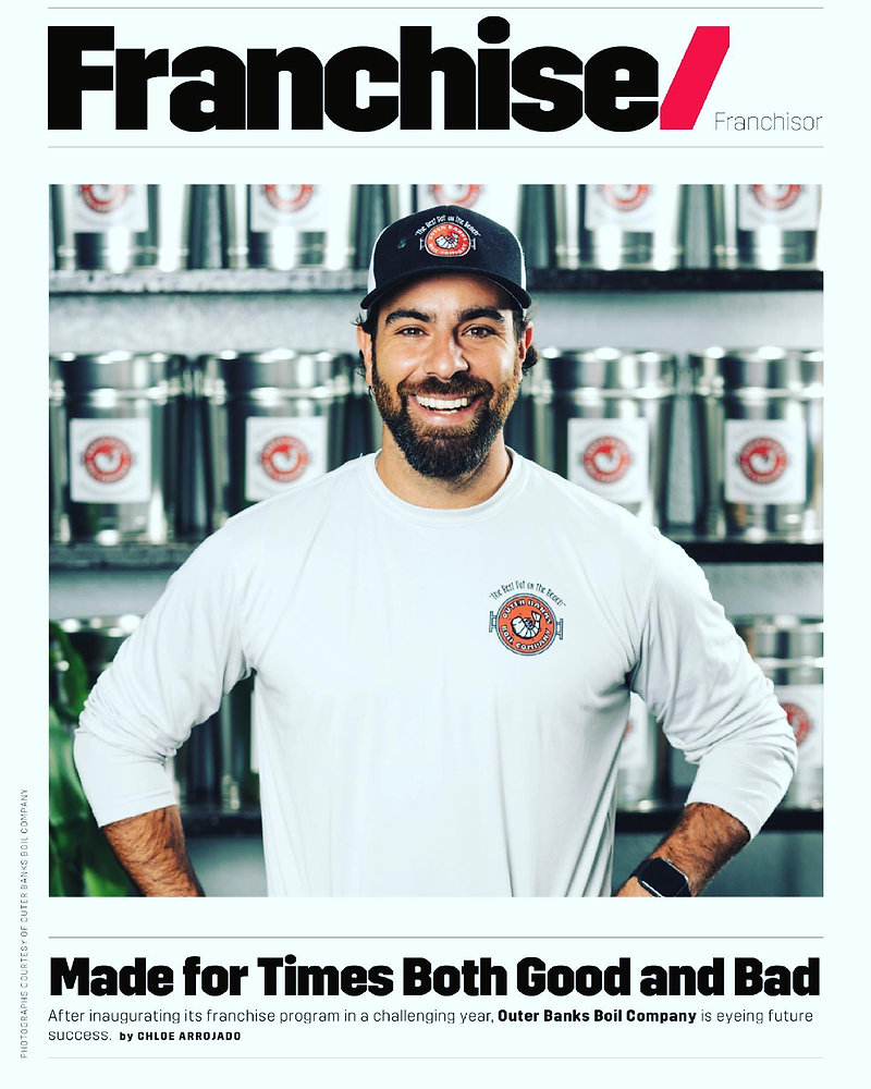 Entrepreneur Mag Highlights Outer Banks Boil Company!
