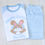 Thumbnail: Easter Bunny PJs, Personalised Blue PJs, Easter Pyjamas
