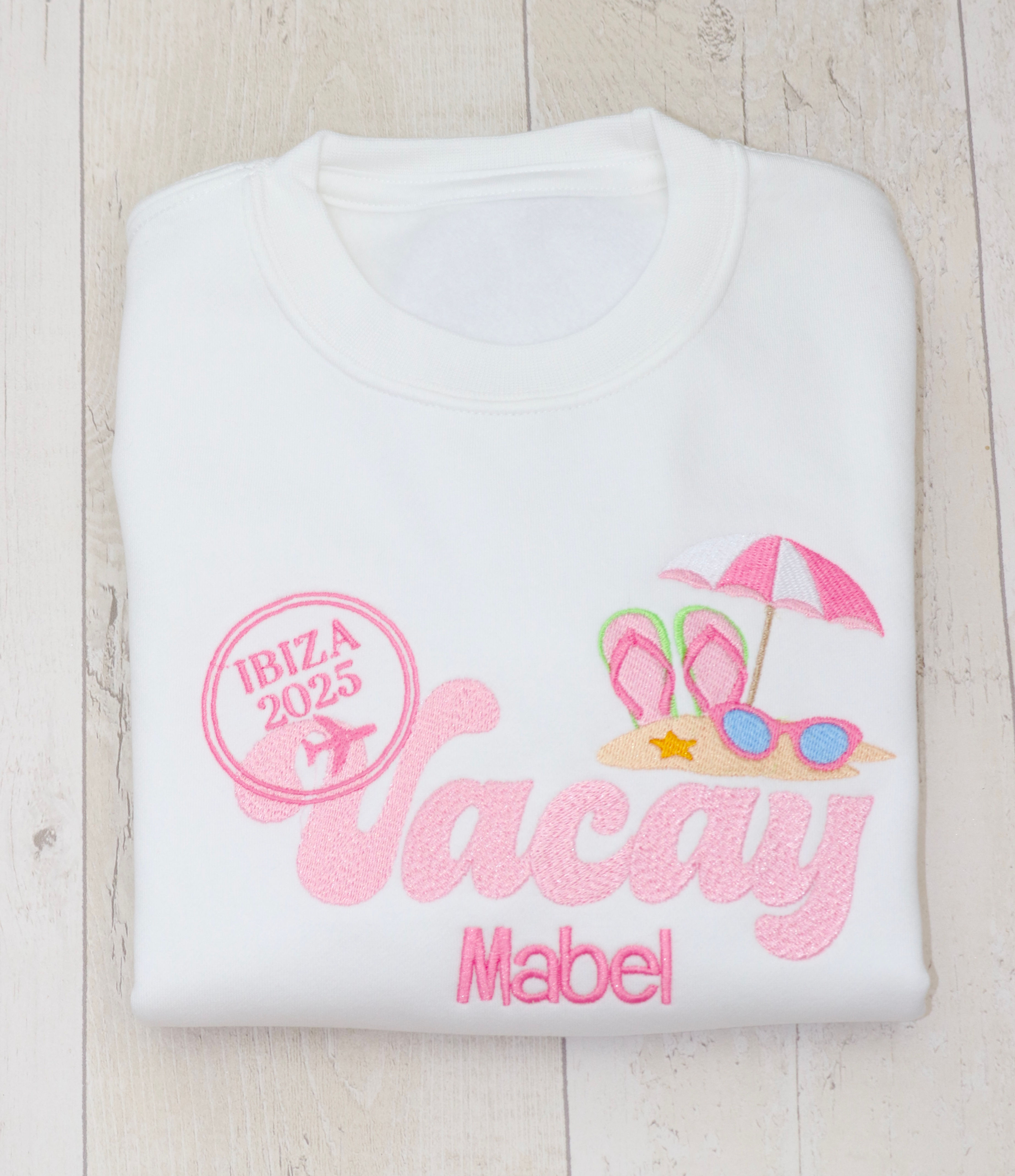 Vacay | Plane | Personalised Pink | Holidays