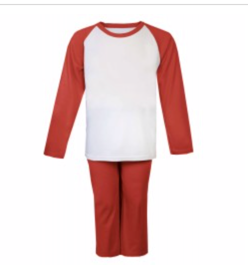Thumbnail: Mummy's Little Valentine PJs, Personalised Red PJs