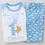 Thumbnail: Classic Bear Birthday PJs | Personalised Blue PJs