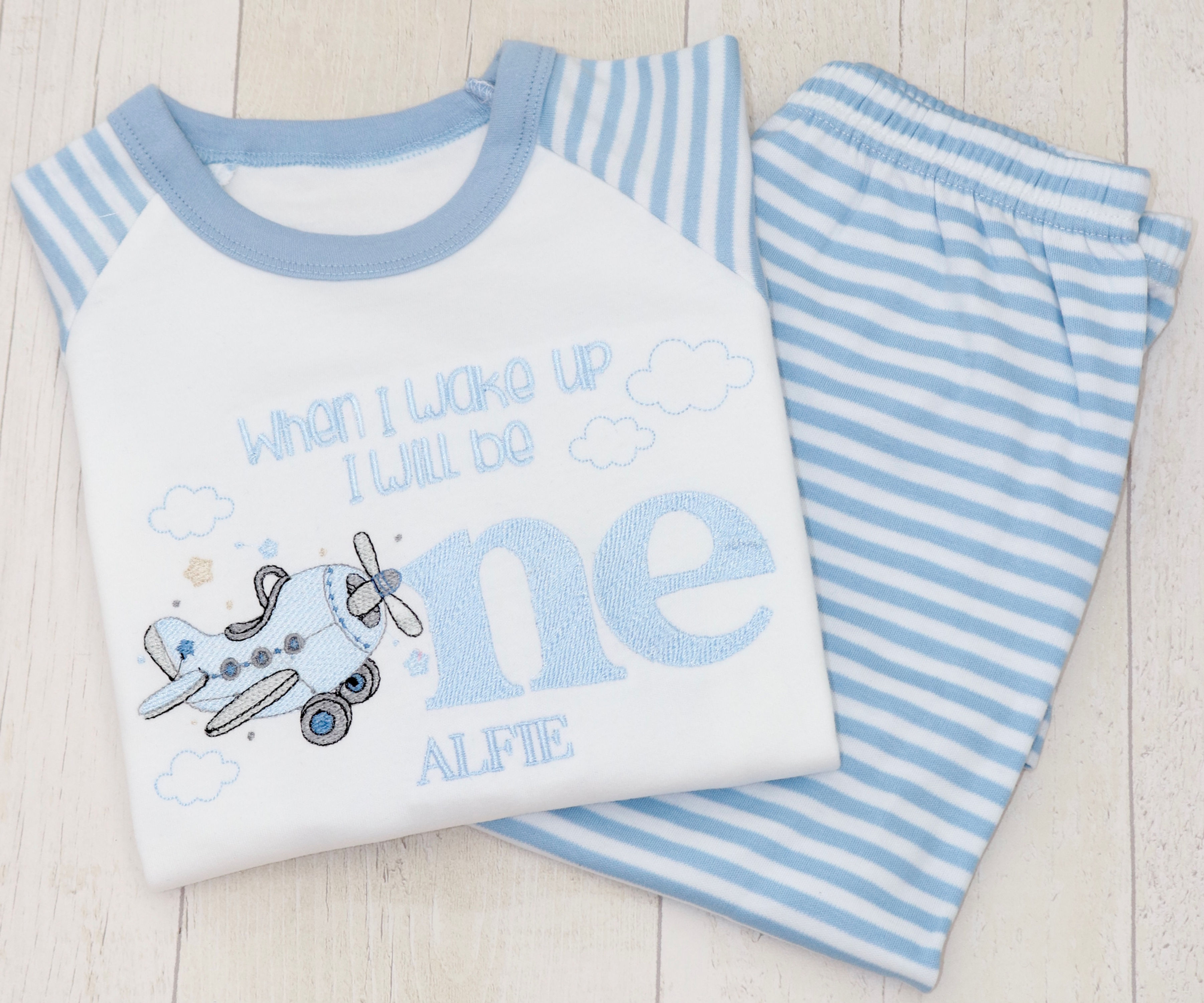 Personalised Birthday Plane PJs | Aeroplane