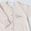 Thumbnail: Personalised Scalloped Edge Knitted Onesie | Oatmeal