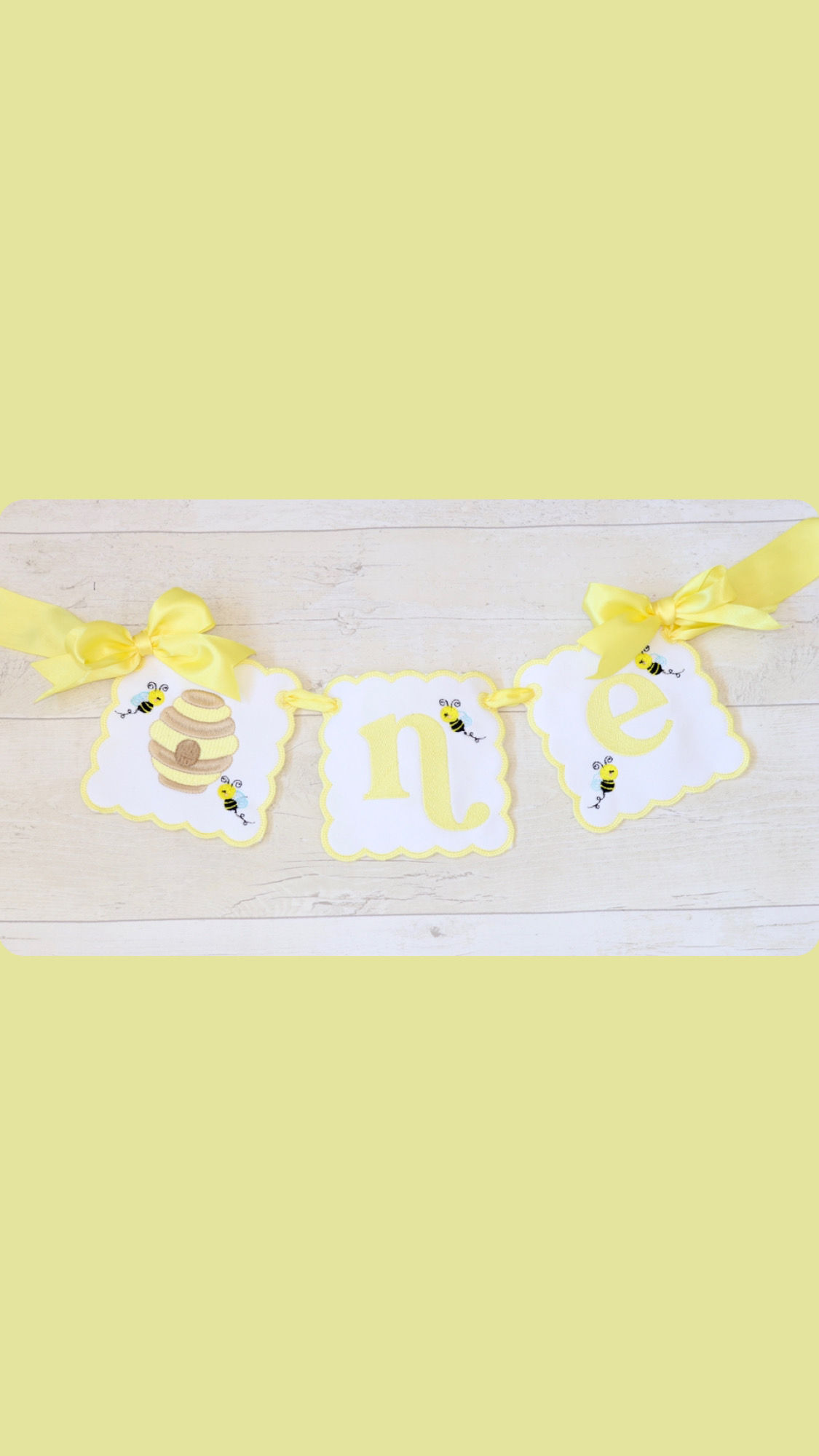 Bee Hive Birthday Banner