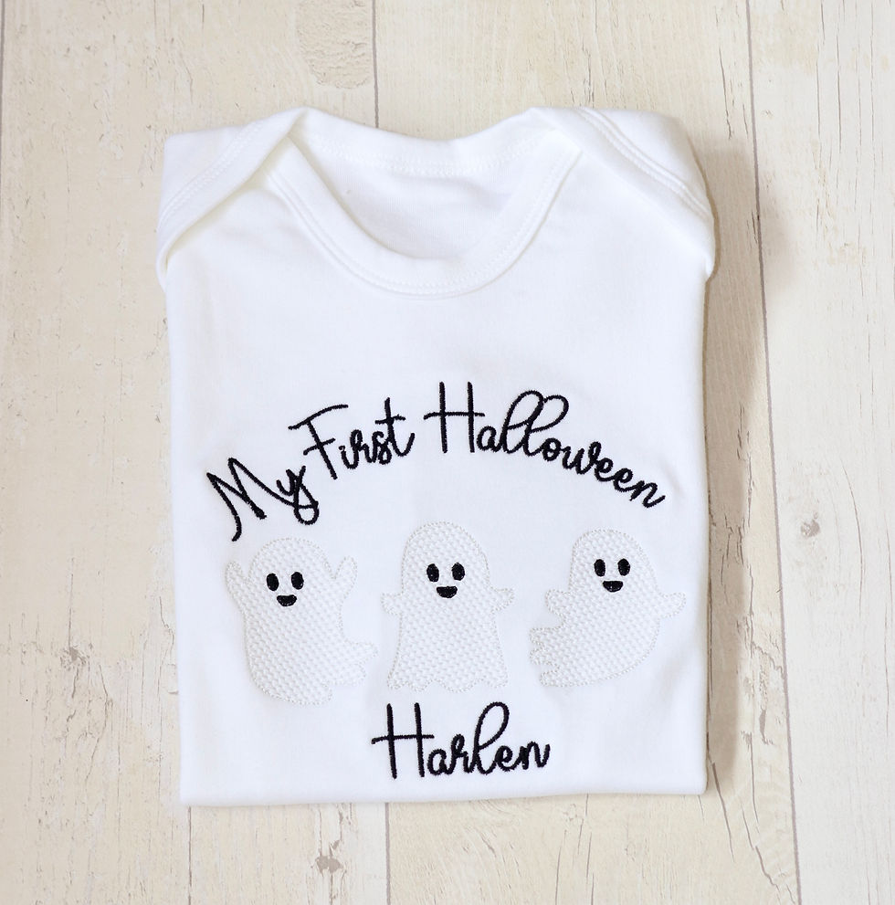 Personalised My First Halloween Sweatshirt | Ghosts