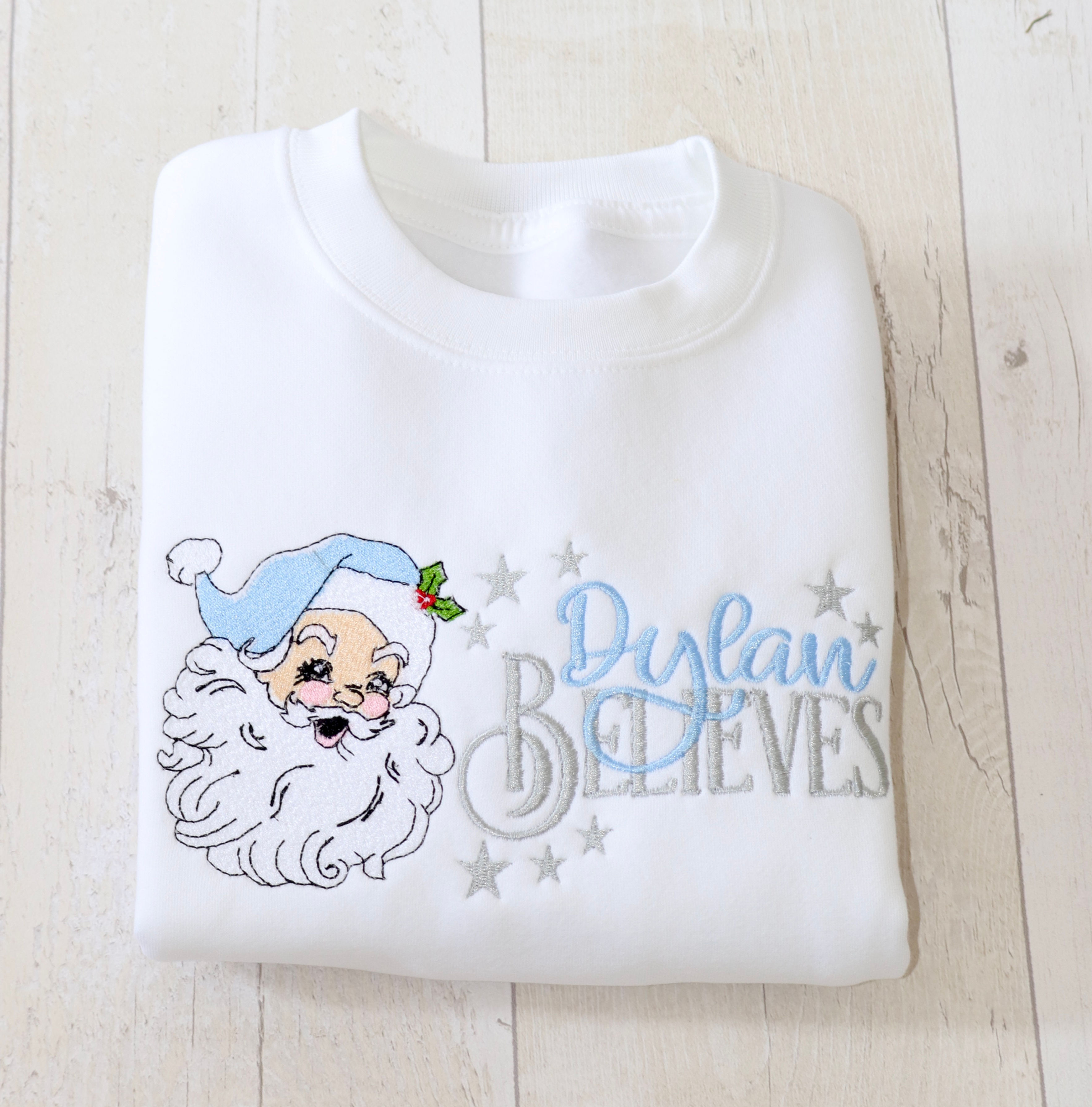 Santa I Believe | Blue