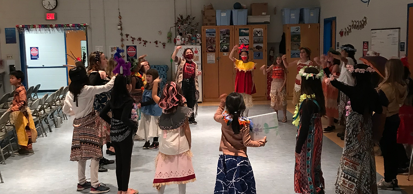 Lila directing Moana Jr. with Drama Learning Center.HEIC
