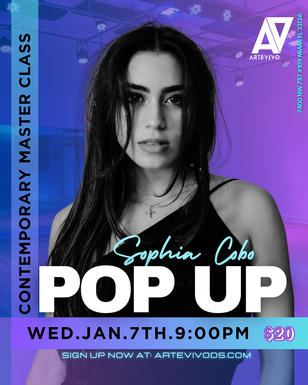 Contemporary Master Class with Sophia