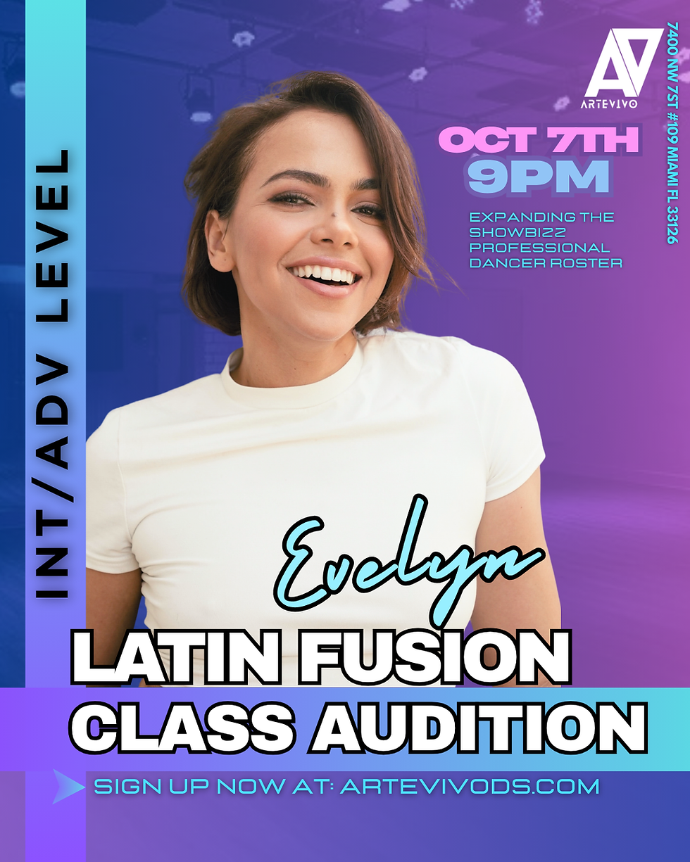 🔊 LATIN FUSION CLASS AUDITION