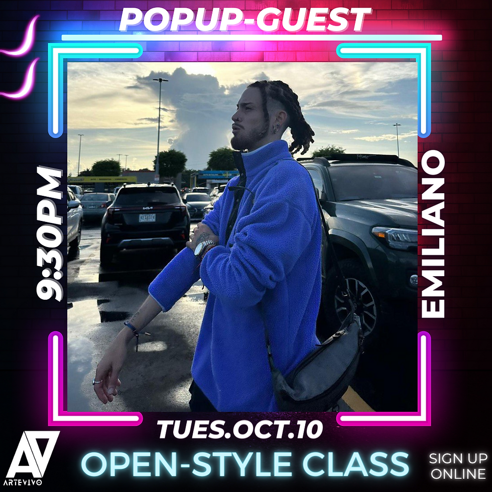 Pop-up Open Style with Emiliano 🔥