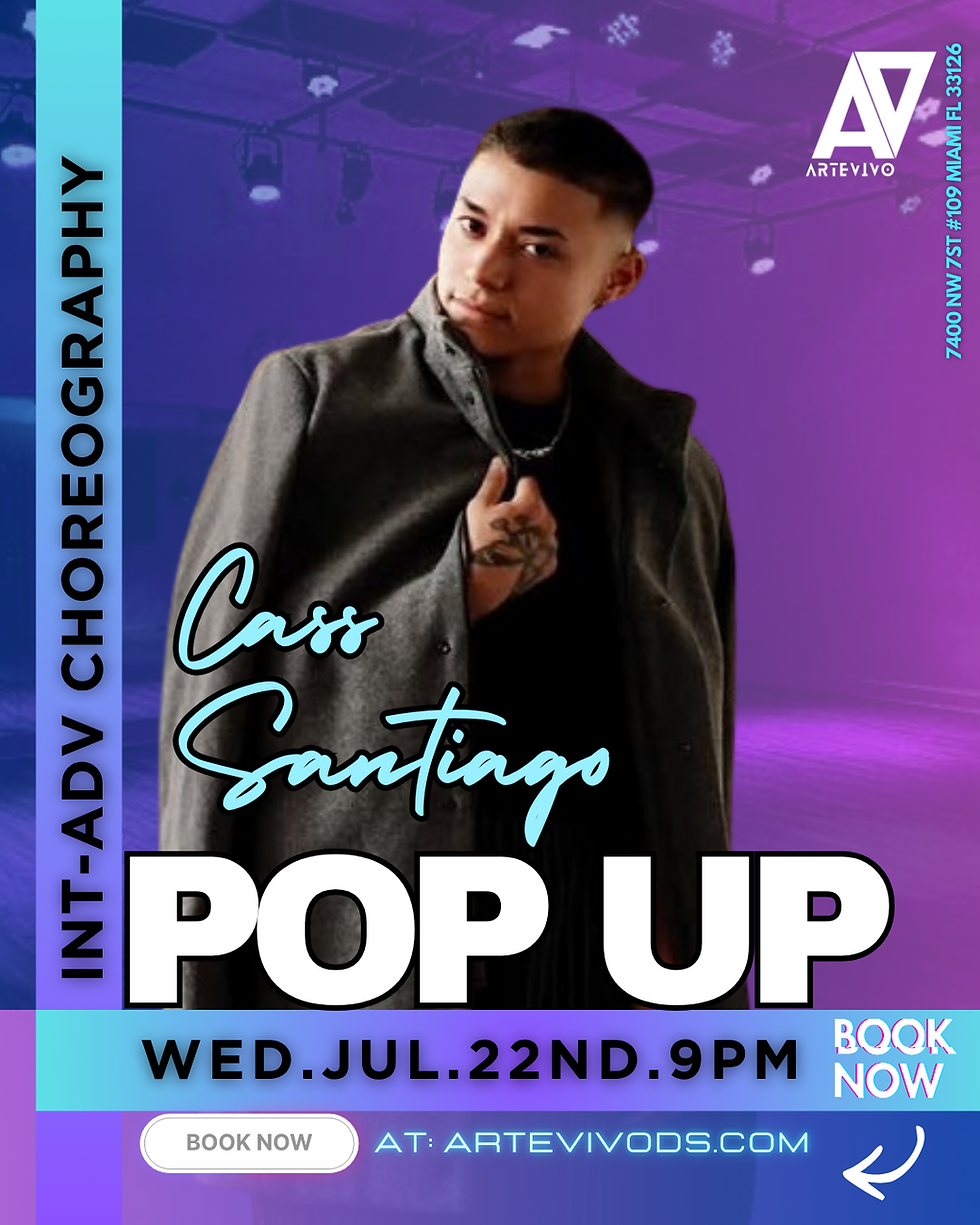 POPUP CLASS WITH CASS SANTIAGO!