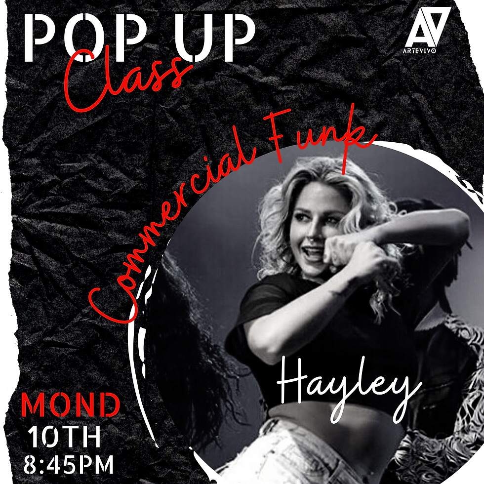 Pop Up Class with Hayley