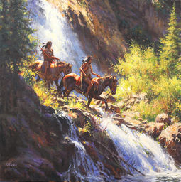 Don Oelze / Painting /The Broken Trail