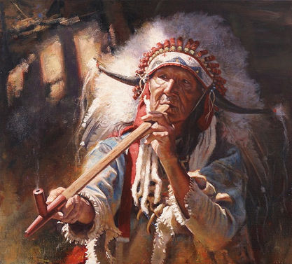 Don Oelze / Painting / Seeking Knowledge And A Clear Path