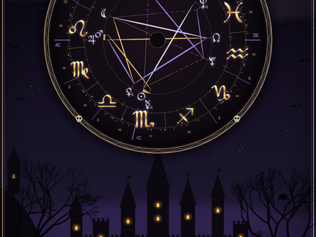 A horoscope chart for the United Kingdom