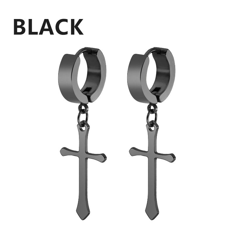 Thumbnail: Punk Stainless Steel Earrings