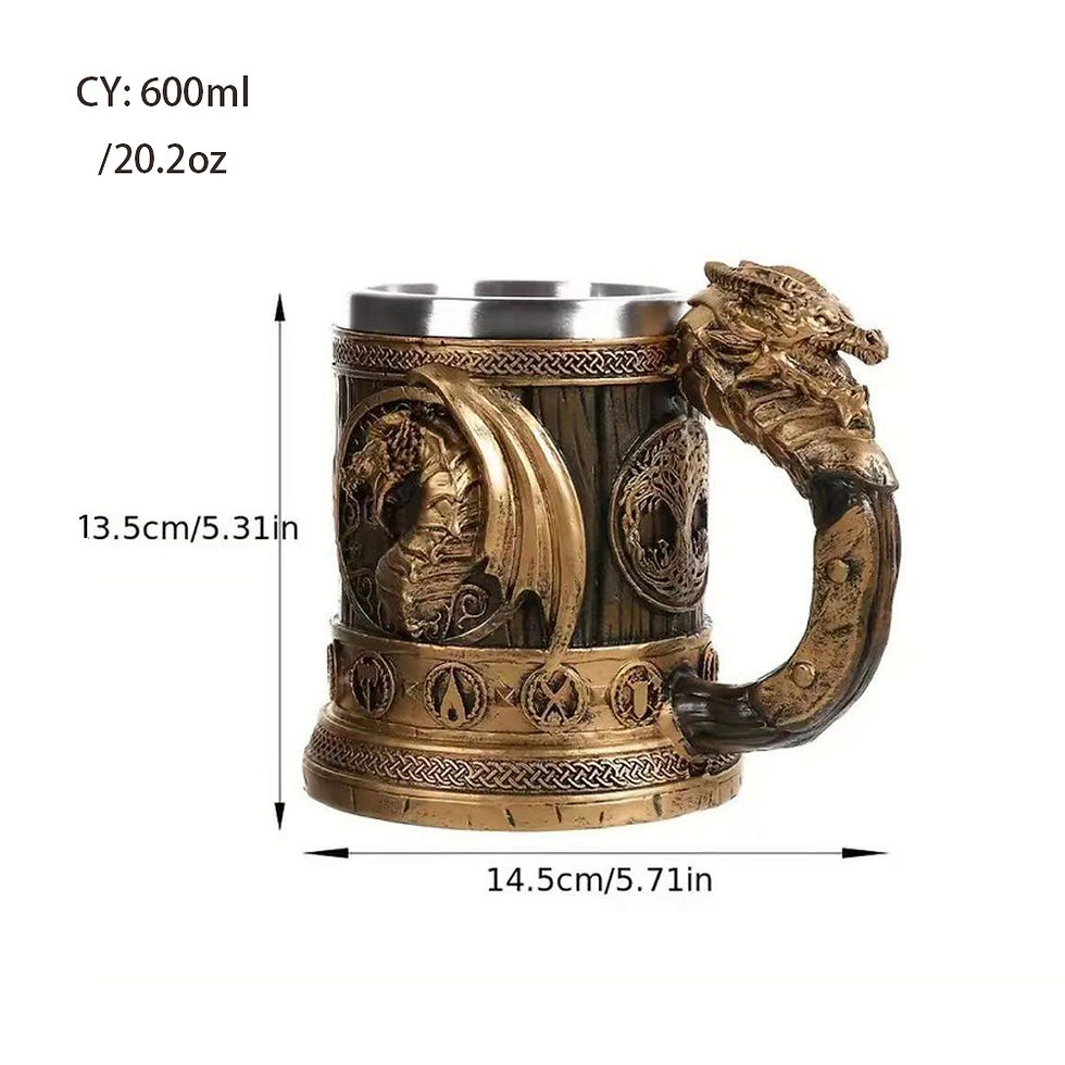 Thumbnail: Dragon Stainless Steel Beer Mug