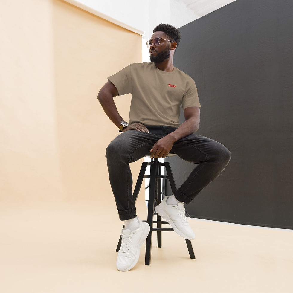Thumbnail: Truso Brand Solid Embroidered T-Shirt