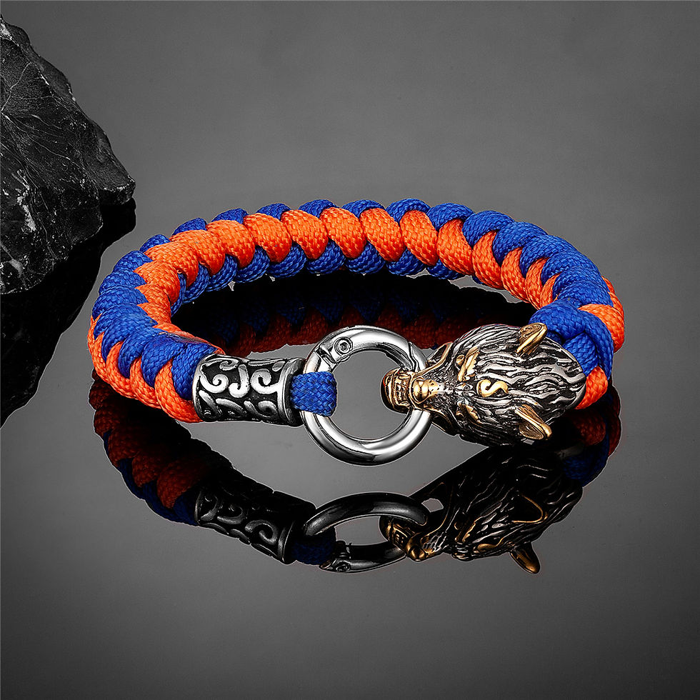 Thumbnail: Wolf Head Bracelets