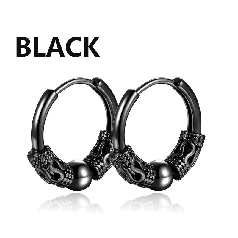 Thumbnail: Punk Stainless Steel Earrings