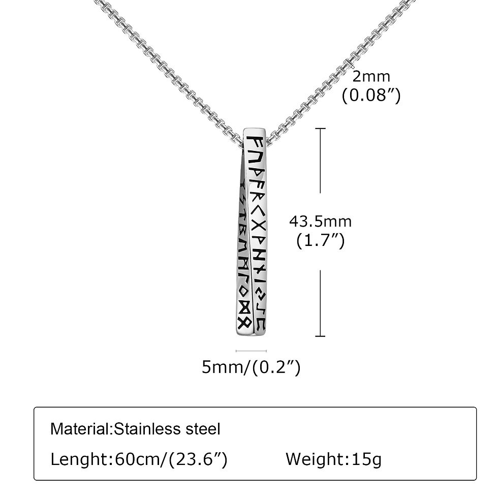 Thumbnail: Nordic Rune Pendant