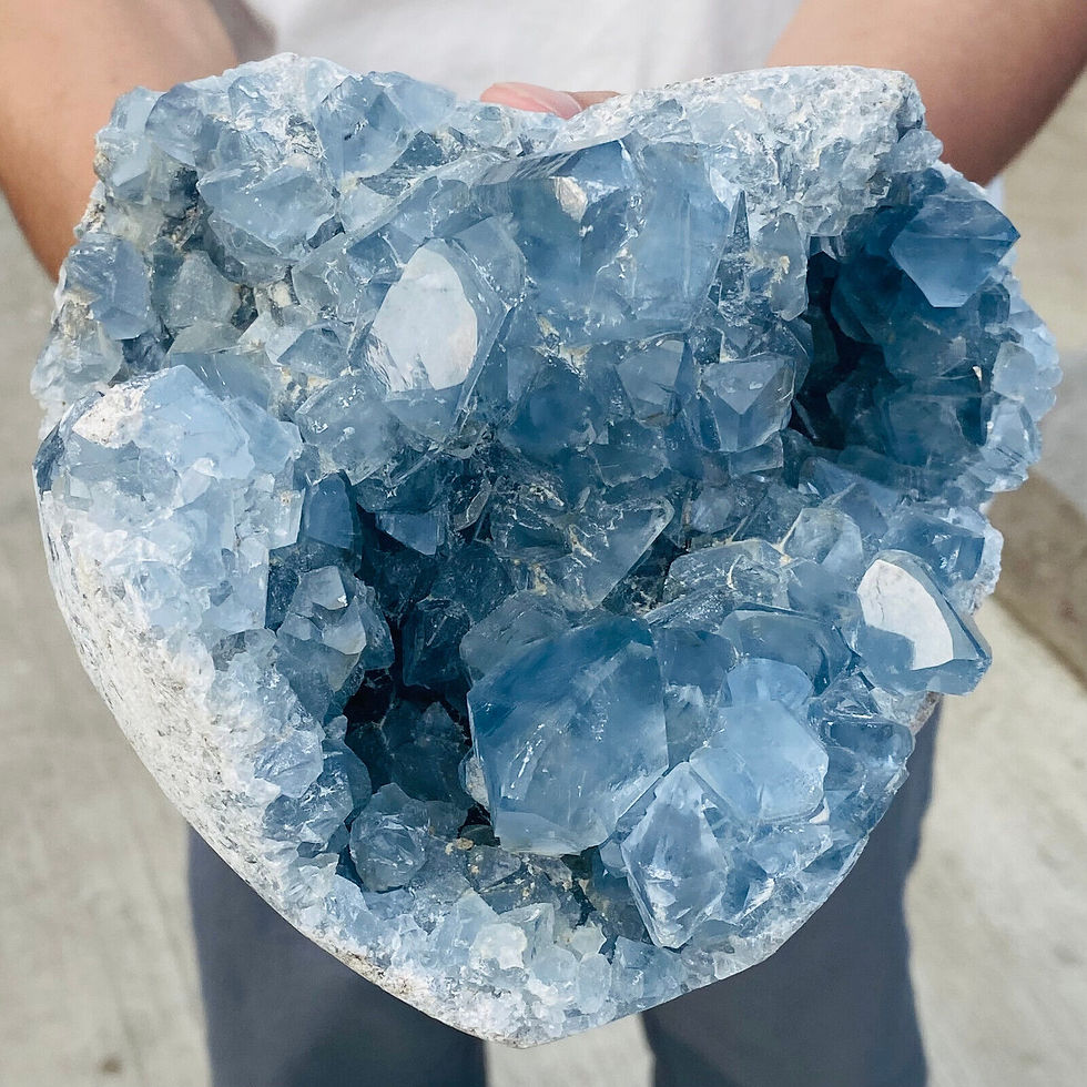 Thumbnail: Natural Blue Celestite