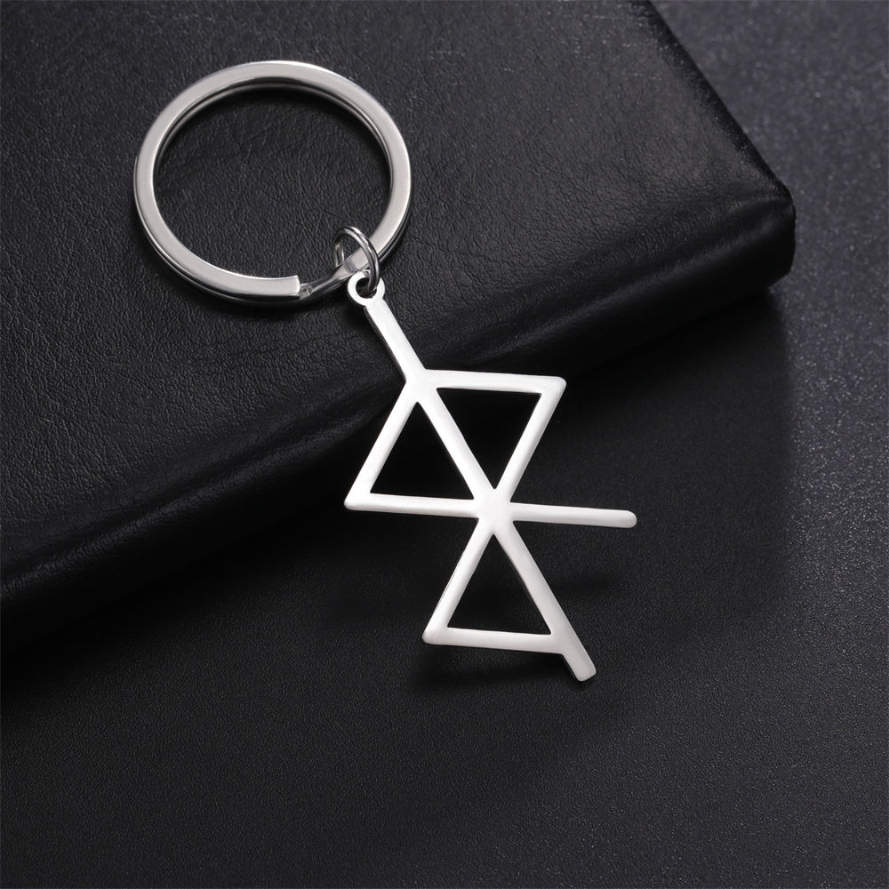Runes Peace Keychain