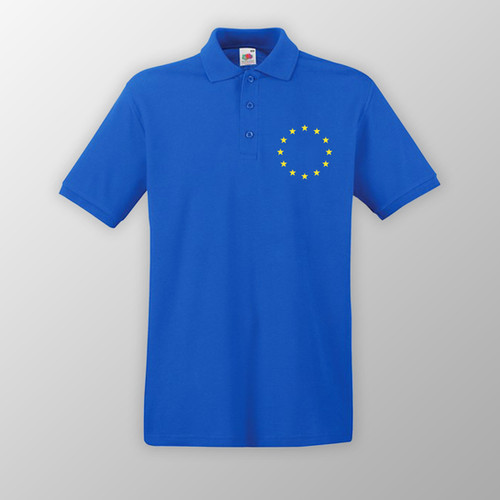 Flag of Europe Polo Shirt I Heart EU