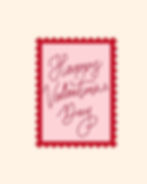Miniatura: Timbre postal San Valentín