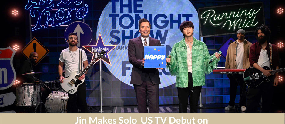 BTS’ Jin Makes Solo US TV Debut on ‘The Tonight Show Starring Jimmy Fallon’