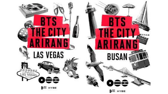 BTS TO LAUNCH ‘BTS THE CITY ARIRANG LAS VEGAS AND BUSAN’ IN MAY AND JUNE. Alongside their highly anticipated tour stops in Las Vegas and Busan, ‘THE CITY’ projects promise a next-level cultural experience