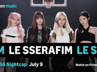 LE SSERAFIM To Perform First-Ever WNBA Edition of “Amazon Music Presents: In The Paint”