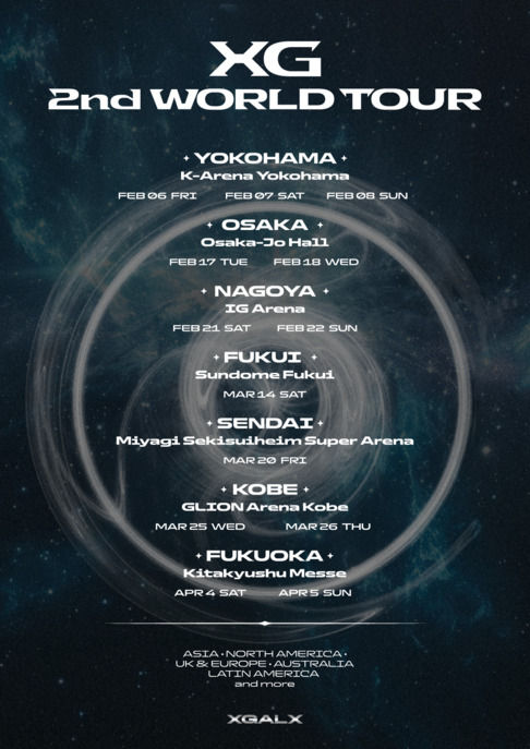 XG officially announce their second world tour