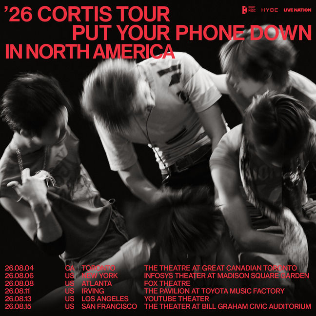 ‘2026 CORTIS TOUR IN NORTH AMERICA’ TOUR DATES - Photo Credit: BIGHIT MUSIC