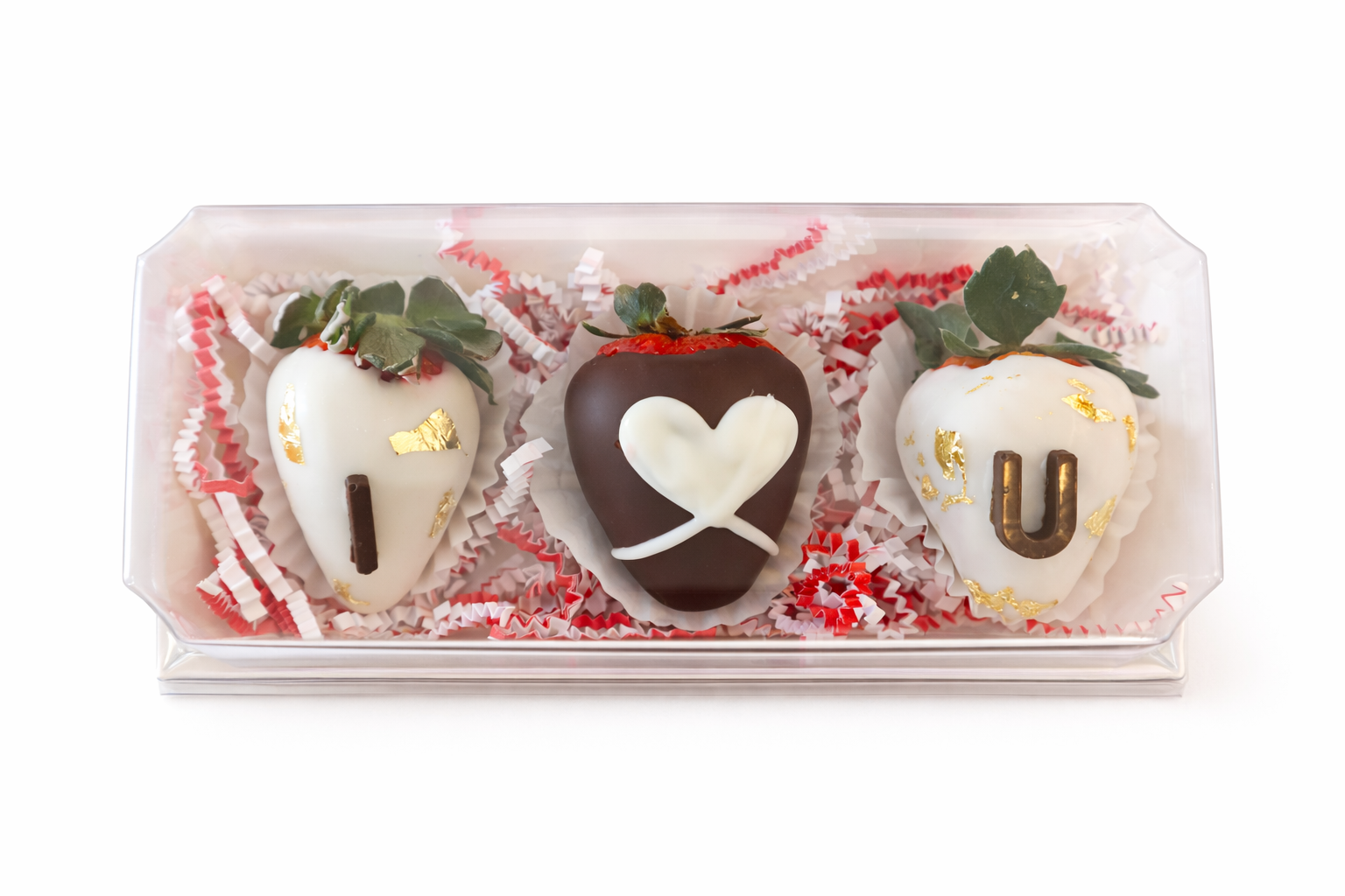 Choco-Strawberries Trio