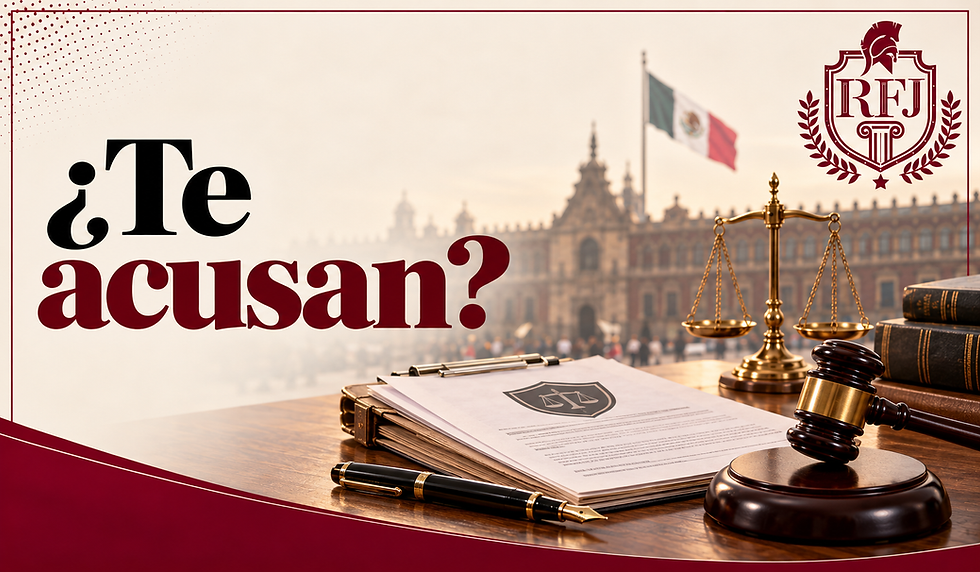 ¿Qué hacer si te acusan de un delito?